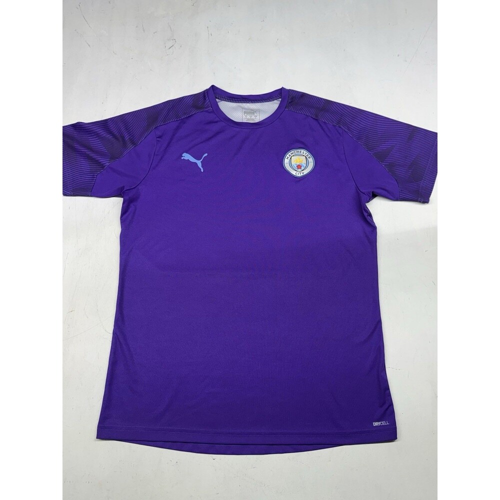 Puma Manchester City FC Premier Soccer Training Jersey Purple DryCell Mens Large
